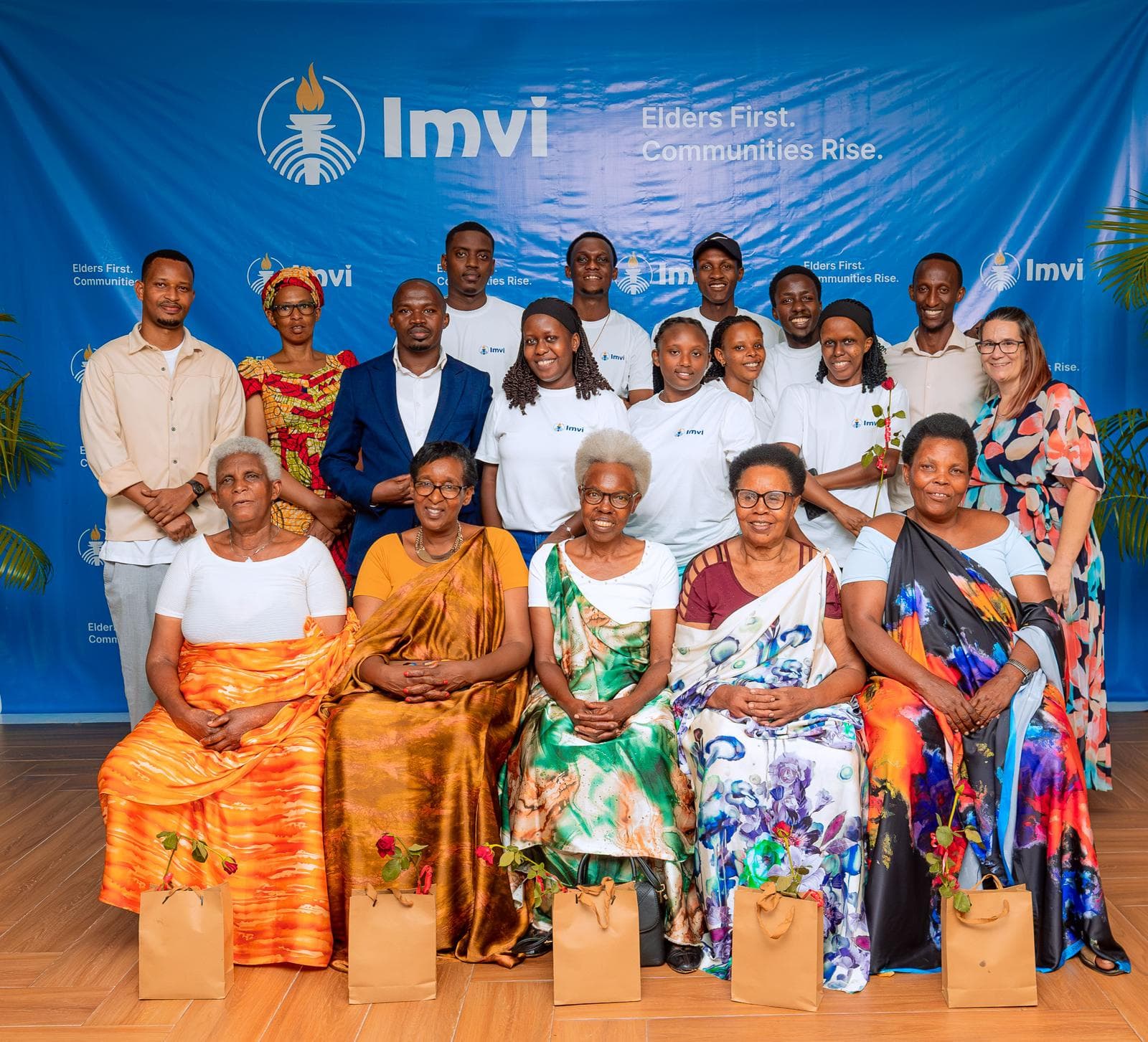 IMVI group photo with elders and team members